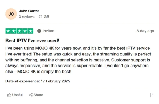 Trustpilot review 6